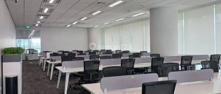 Sewa Kantor Ekslusif 1300 M2 Furnish di Pacific Century Tower Scbd 1