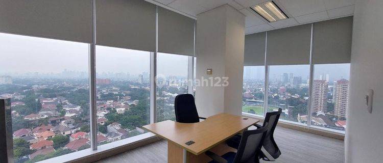 Sewa Kantor Furnish 118 M2 di Palma Tower Simatupang, Hrg Sdh All In 1