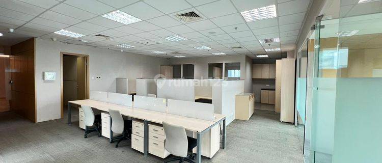 Sewa Kantor Full Furnish 286 M2 di Lippo Kuningan, Strategis, Hrg Nego 1