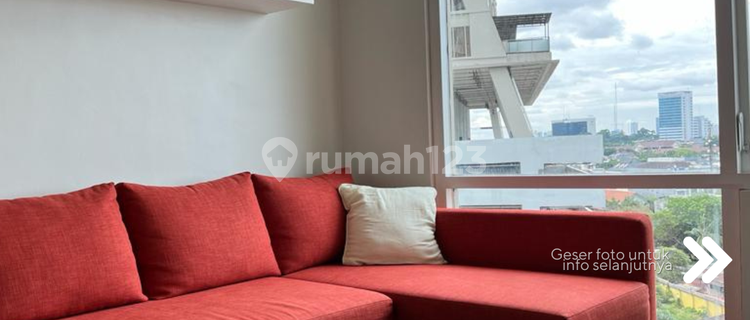 Tanah Abang Jakarta Pusat Disewakan Apartemen Batavia 1BR Full Furnish Lantai Rendah 1