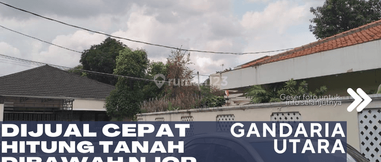 Gandaria Utara Jakarta Selatan Dijual Rumah Tua Hitung Tanah Harga Dibawah Njop 1