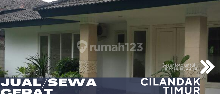 East Cilandak For Sale Rent Nice House Large Garden Ready to Live In 1