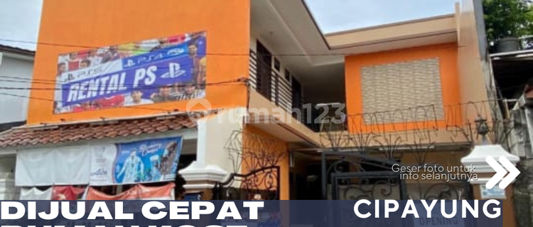 Dijual Rumah Kost 24 Kamar Lokasi Strategis Dekat Universitas di Cipayung Jakarta Timur 1