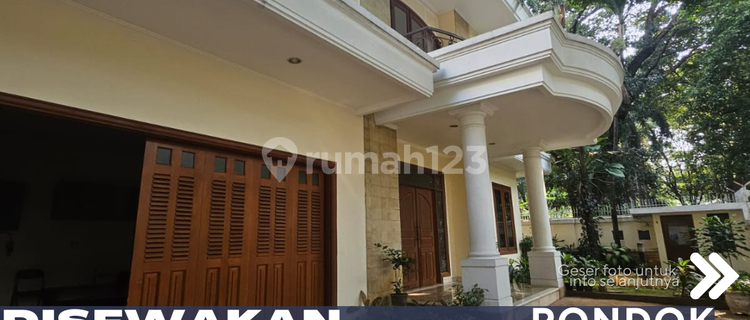 Disewakan Rumah Mewah, Bagus, Bersih, Terawat, Dekat JIS di Pondok Indah Jakarta Selatan 1