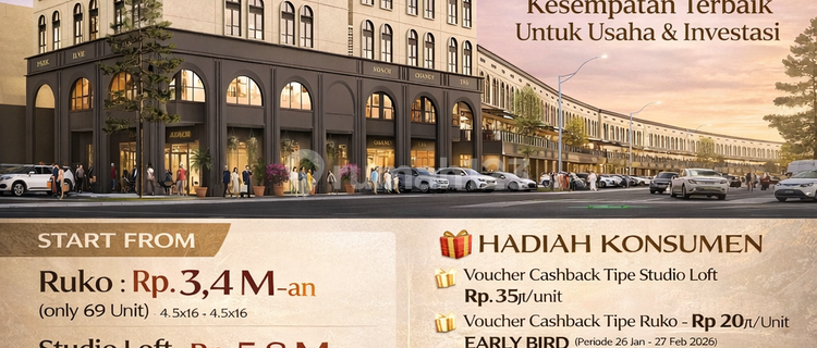 Dijual Cepat Ruko Maggiore Signature West 1