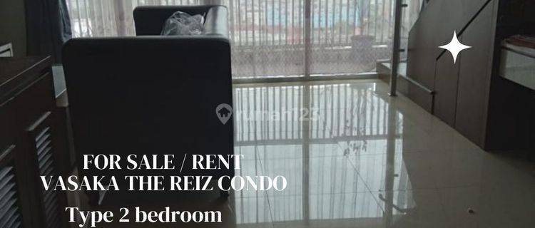 Dijual/ Disewakan Apartemen Vasaka The Reiz Condo type 2 bedroomjln Tembakau Deli Medan  1