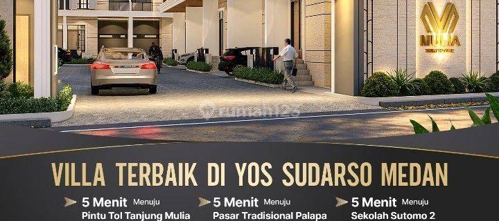 Dijual Rumah Baru komplek Mulia Town House tahap 2 jalan Yos Sudarso - dekat Tol Tanjung Mulia Medan  1