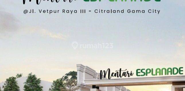 Jual Rumah Baru Komplek Mentari Esplanade Jalan Vetpur Raya Iii - Citraland Gama City - Surya Haji - Perhubungan  - Medan  1