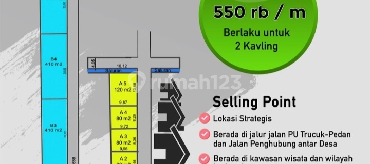 Kavling Tanah Siap Bangun Palar Trucuk  1