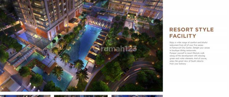 Dijual Apartemen di Fatmawati City Center 1