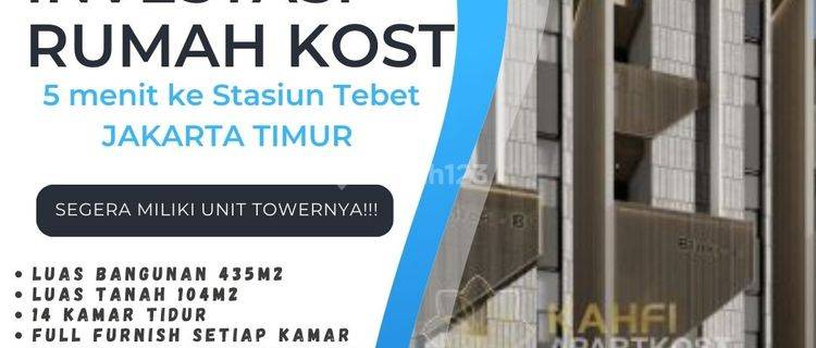 Investasi Rumah Kost di Jakarta Timur 500 Meter Mall Basura 5 Lt  1