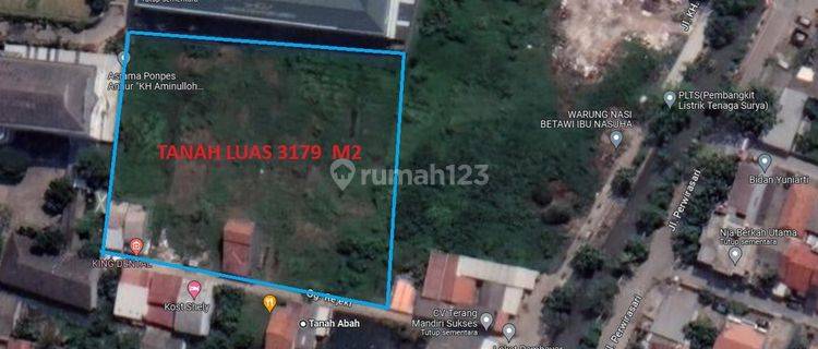 Jual Tanah Murah Dekat Sumarecon Bekasi, SHM Luas 3179 Meter 1