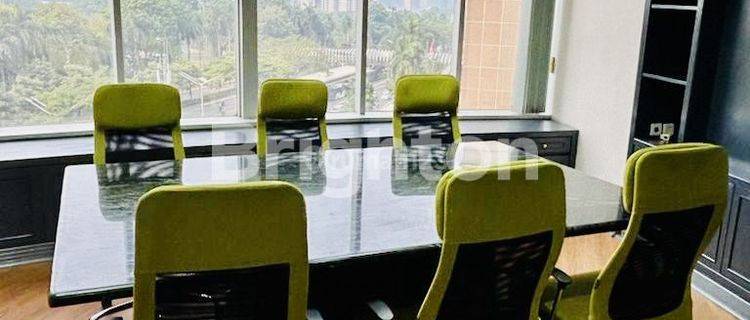 FOR RENT! PRIME OFFICE SPACE DI MENARA SUDIRMAN. FULLY FURNISHED, LOKASI STRATEGIS 1