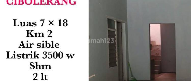 DISEWAKAN / JUAL RUKO 2 LT DI CIBOLERANG 1