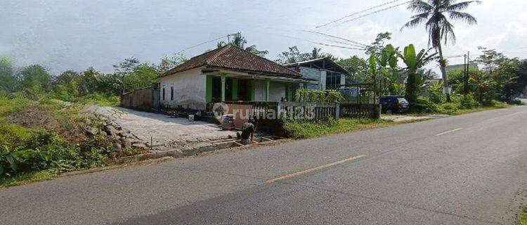 3 Menit Pasar Tempel, Tanah Jl. Magelang Sleman Tepi Jalan Aspal	 1