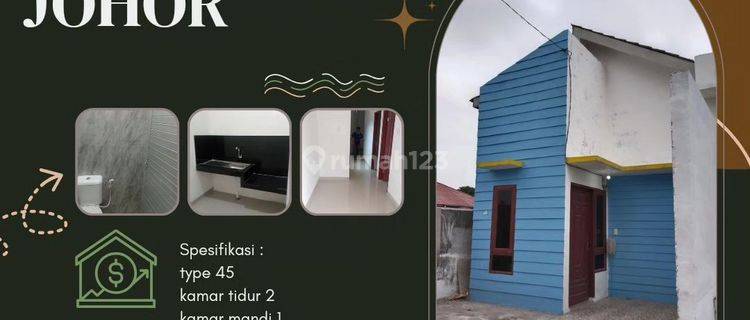 Rumah cantik siap huni lokasi medan johor 1