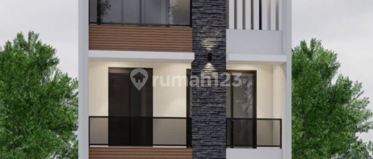 V046 For Sale New House 6x18 Duri Kepa Near Tanjung Duren 3 Floors 1