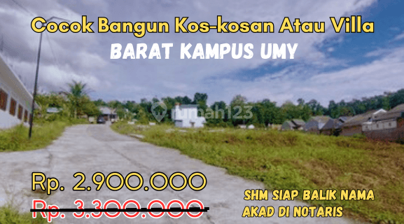 Tanah di Gamping, Sleman SHM 248 m² 1