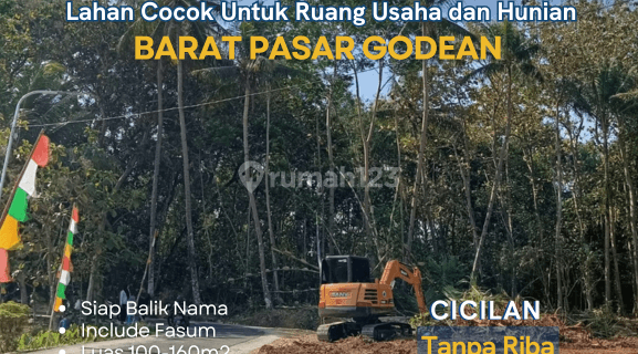 Tanah Ruang Usaha di Godean, Sleman SHM 160 m² 1