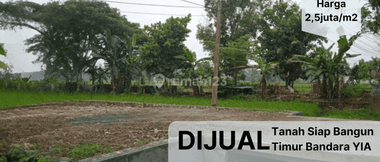 Jual Tanah Siap Bangun Timur Bandara Yia Yogyakarta 1