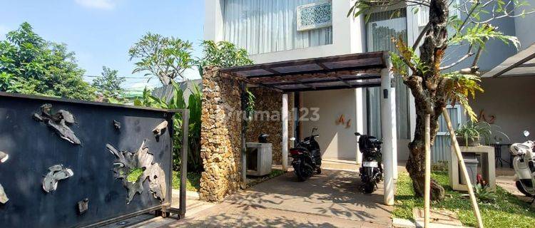 Rumah Modern Dalam Townhouse Di Bambu Apus Jakarta Timur 1