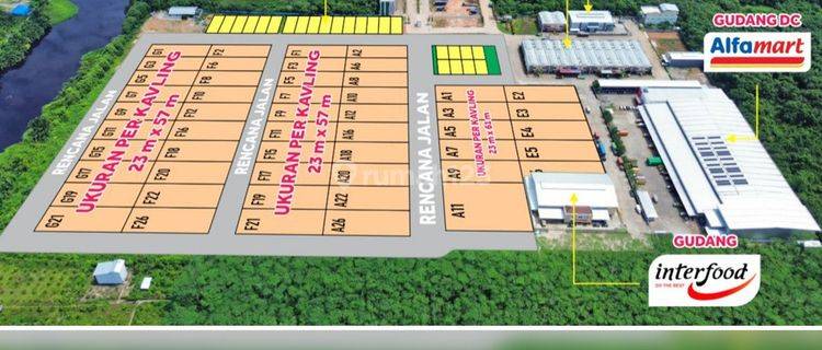 DIJUAL TANAH KAVLING SIAP BANGUN DI JL. TRANS KALIMANTAN (BORNOE BUSINESS ICON),Sungai Ambawang, Kubu Raya 1