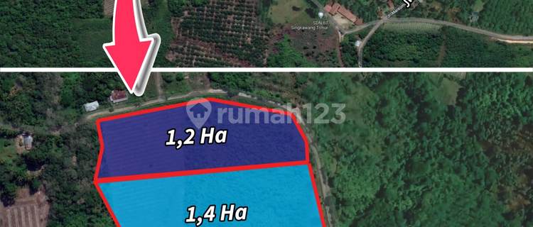 Tanah total 2,7 hektar di Singkawang Timur 1