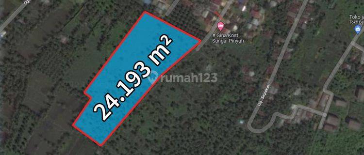 Dijual Tanah di Jl. Tani Dharma Sungai Pinyuh, Mempawah 1