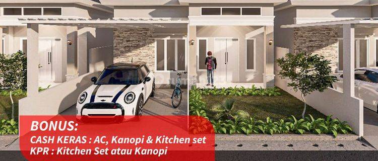 Dijual Rumah Baru Dapat Bonus di Jl. Parit No 2 1