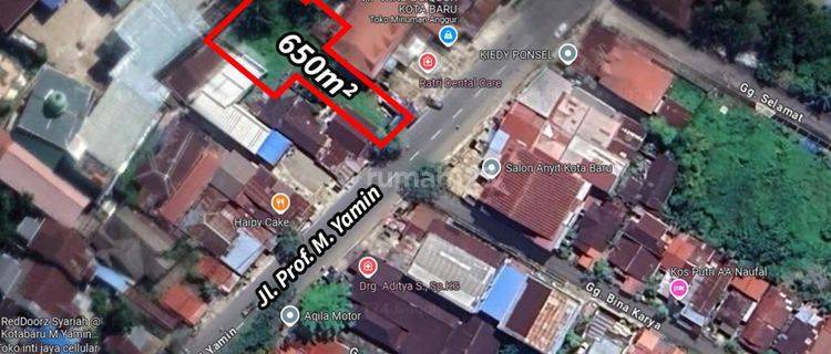 Disewakan Tanah Tepi Jalan Cocok Untuk Segala Usaha di Jl. Prof. M. Yamin, Pontianak 1