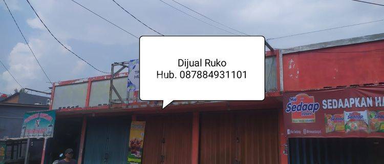 Jual Ruko Murah Samping Jalan, Bisa Dijadikan Rumah, Lokasi Strategis, Cocok Untuk Usaha, Bebas Banjir, Nego Sampai Deal..  1