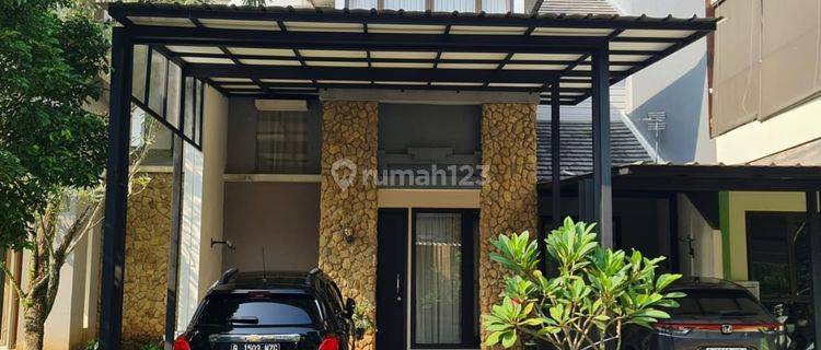  Rumah 2 Lt Semi Furnished Menarik Harga Cuma 3,1 M Nego di Bsd 1