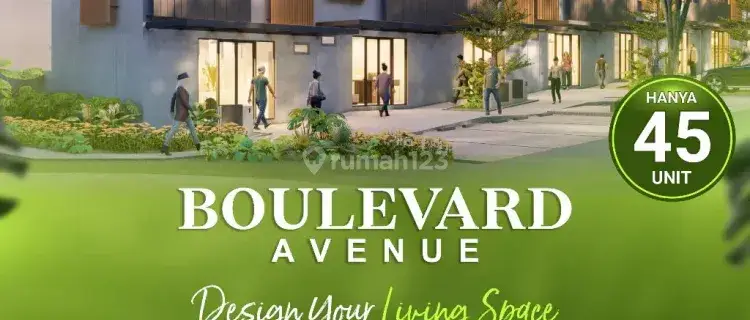 Town house Central Hills, Boulevard Avenue new lounching harga masih perdana di Central Hills  1