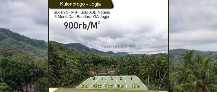 Tanah Villa View Menoreh : SHM 178 m², AJB Notaris 1