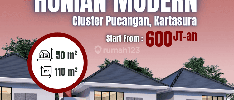 Hunian Strategis 10 Menit Pusat Kota Solo : Pucangan, Kartasura. 1