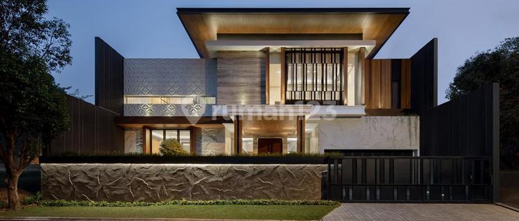 DIJUAL LUXURY HOME WITH POOL BSB SEMARANG SEMI FURNISHED 1