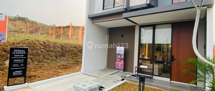 Rumah baru 2 lantai di Spring Garden Sentul City 1