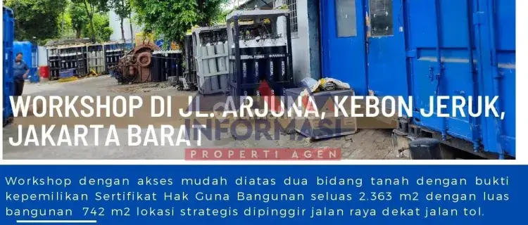 Workshop Dengan Akses Mudah Di Jl. Arjuna Kebon Jeruk Jakarta Barat 1