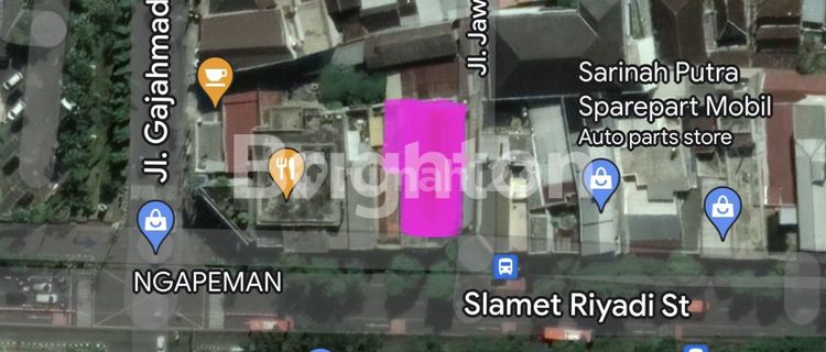 RUANG USAHA! TENGAH KOTA JALAN SLAMET RIYADI! POSISI NGANTONG BAWA REJEKI UTK KELUARGA DAN USAHA! ROW JALAN 6 MOBIL PAPASAN!! 1