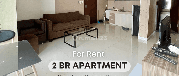 Apartment 2 BR U Residence 2 Full Furnished 1