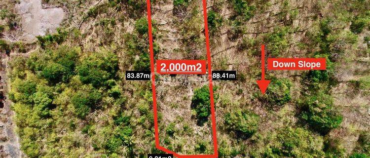 Land for sale SHM 2000m2 Hill Top, Jungut Batu Lembongan 1