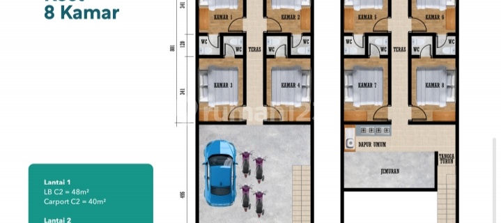 Kost an Baru Cheap Price Near Provincial Highway 1