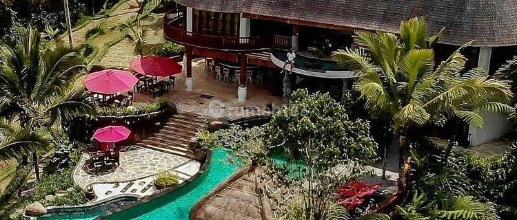 Dijual Resor Butik Pemandangan Sungai, Lembah Gunung Batukaru Payangan, Ubud 1