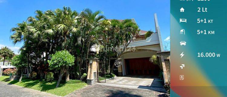 Rumah Furnished Mewah View Lapangan Golf di Araya Malang 1