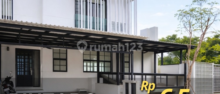Rumah Brand New Posisi Hoek Desain Modern Minimalis Siap Huni Dalam Townhouse di Bintaro 1