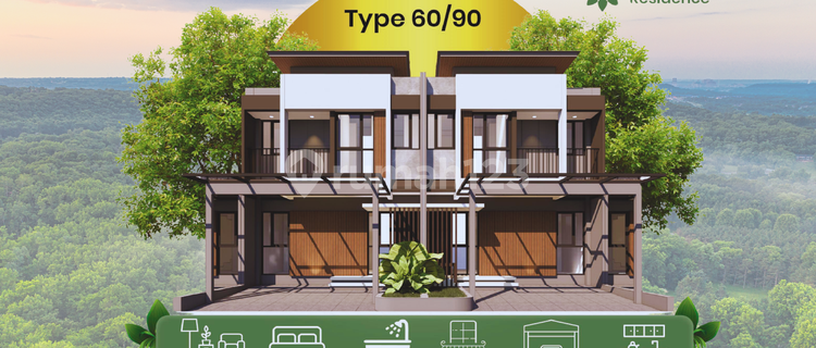 Rumah Bergaya Minimalist Modern di Bubulak 1