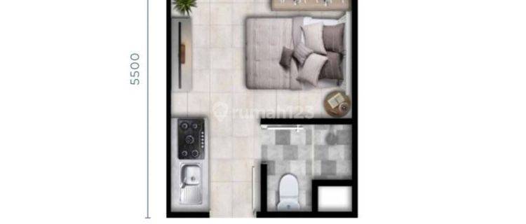 DIJUAL...!!! Apartment Monde City Studio 1