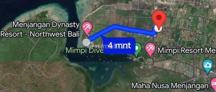 Land is located near West Bali National Park just a few minutes to Dynasty Resort  1