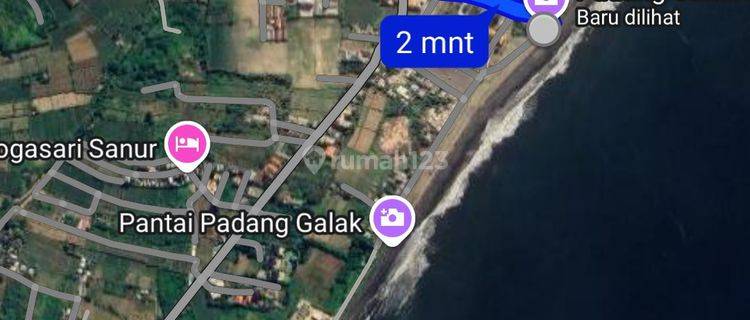 Tanah Di Jalan Utama Pantai Padang Galak Dengan Bonus Bangunan Diatasnya, Segera Di Jual 1