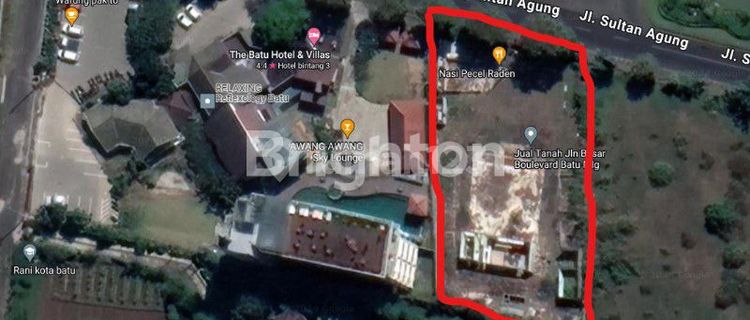 TURUN HARGA !!! TANAH STRATEGIS 1.930 M2 DEKAT WISATA BATU DI JL SULTAN AGUNG, SISIR, KEC BATU, KOTA BATU 1